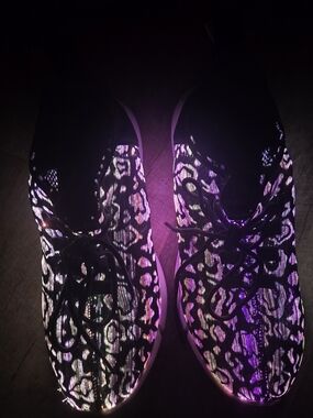 Fiber Optic LED Light up Shoes Lightweight Sneakers USB Charging Glowing Party